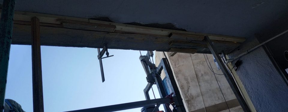 Arreglo de forjados y fachada en Passeig Sant Antoni 6-8 (Barcelona)