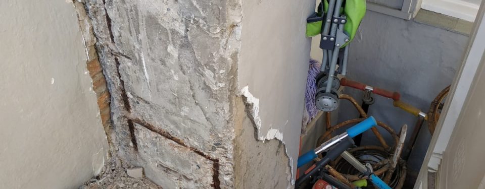 Arreglo de forjados y fachada en Passeig Sant Antoni 6-8 (Barcelona)