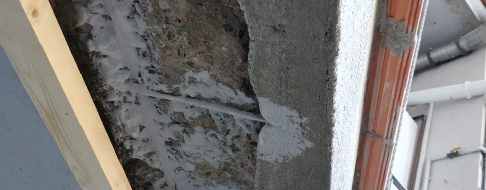 Arreglo de forjados y fachada en Passeig Sant Antoni 6-8 (Barcelona)